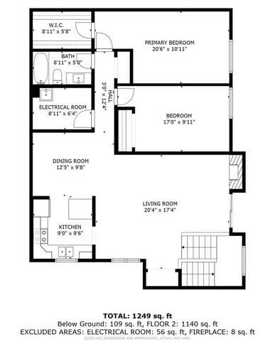upper floor plan